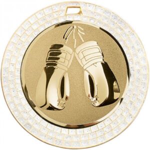 Boxing Medal Gemstone - Gold